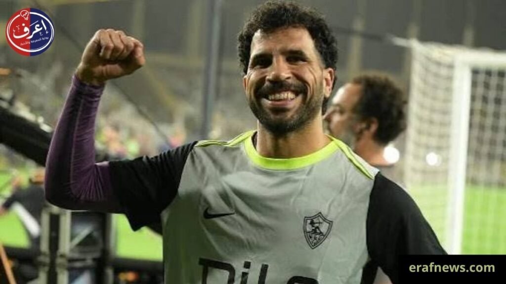 مهدي سليمان يتوج بجائزة رجل مباراة الزمالك