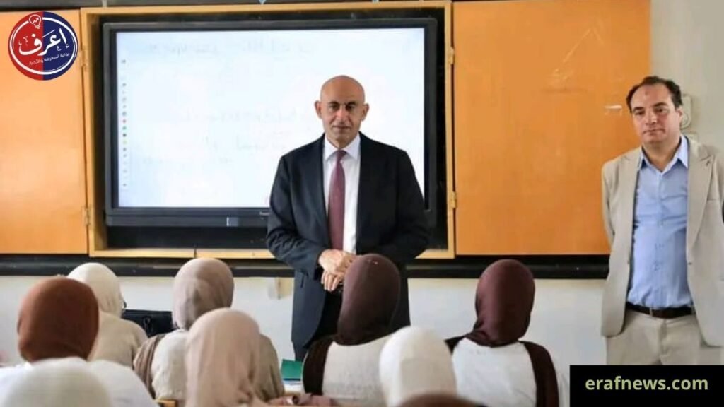 وزير التعليم يتفقد مدارس الغربية